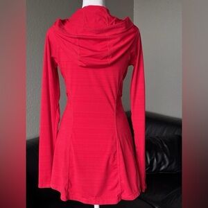 Athleta Bright RED Active JACKET! Like new, excellent worn once.